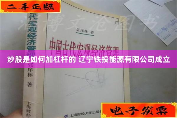 炒股是如何加杠杆的 辽宁铁投能源有限公司成立