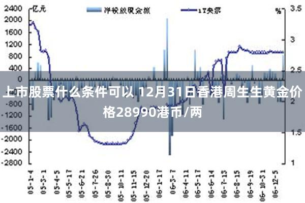 上市股票什么条件可以 12月31日香港周生生黄金价格28990港币/两